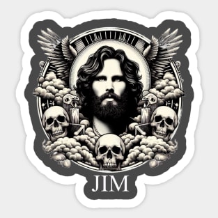 Jim Morrison Sticker